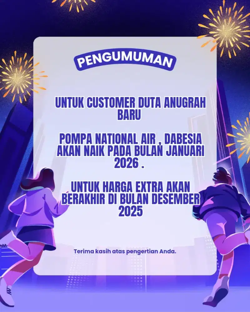 Marketing / sales pompa air