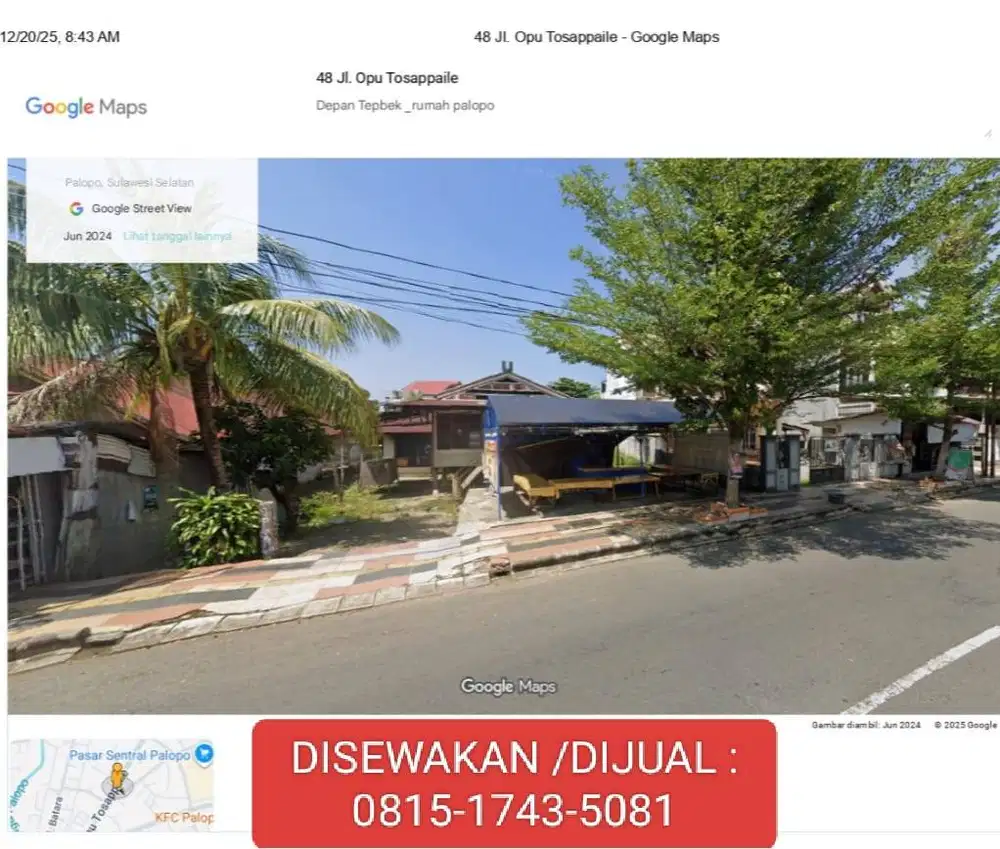 DISEWAKAN /DIJUAL