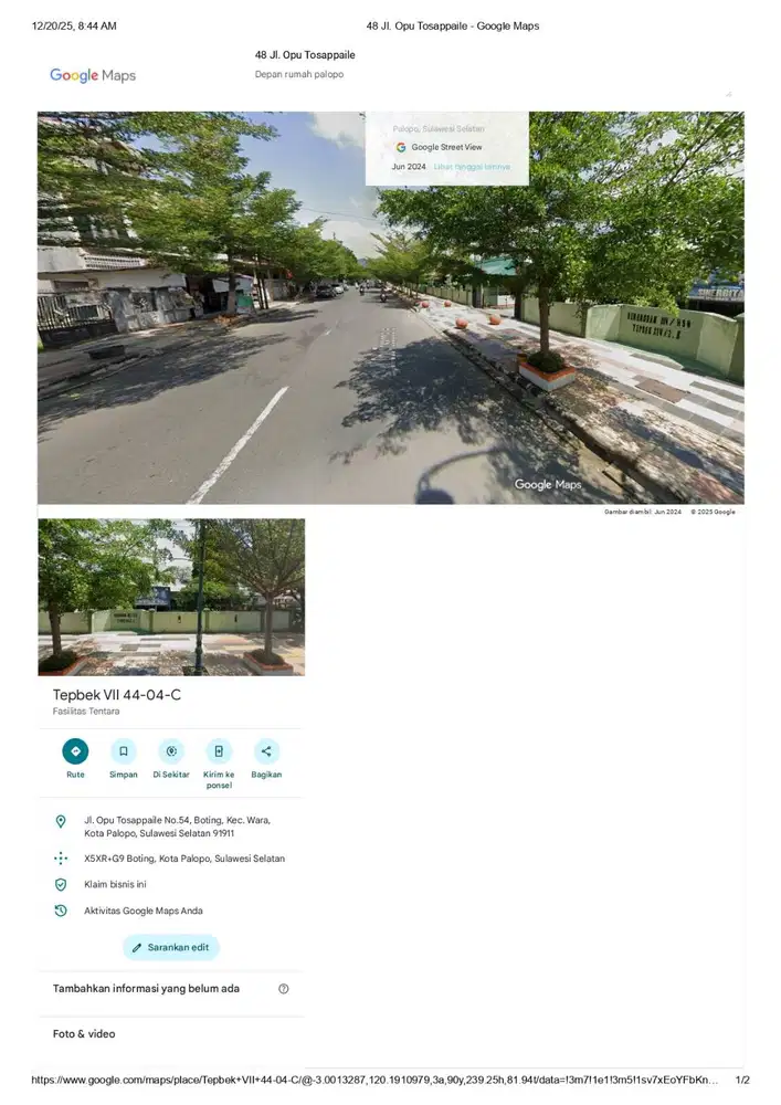 DIJUAL TANAH /RUMAH LOKASI PREMIUM