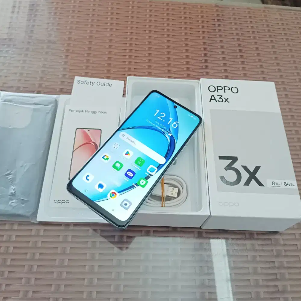Oppo a3x 4+4/64 Fullshet Ori no minus
