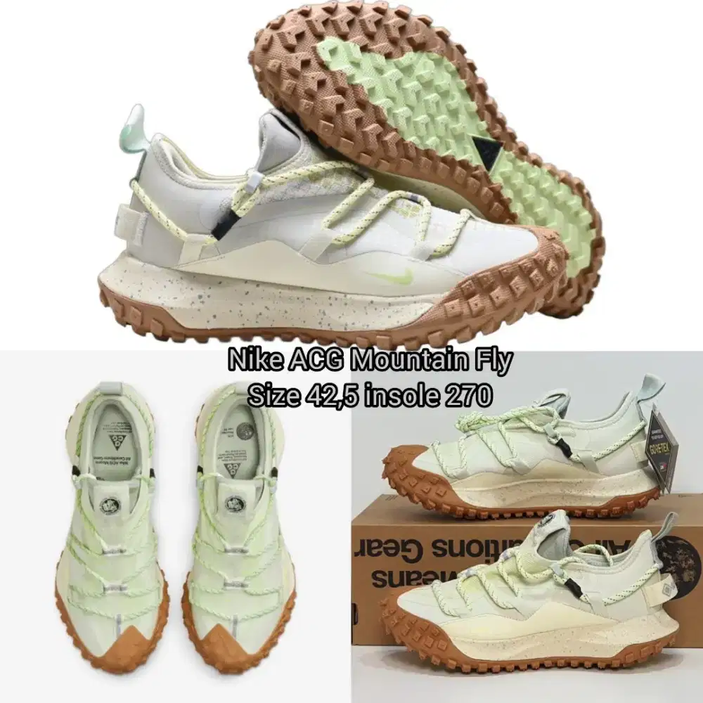 Sepatu hiking outdoor trekking Trail Nike ACG Mountain Fly Low GORETEX