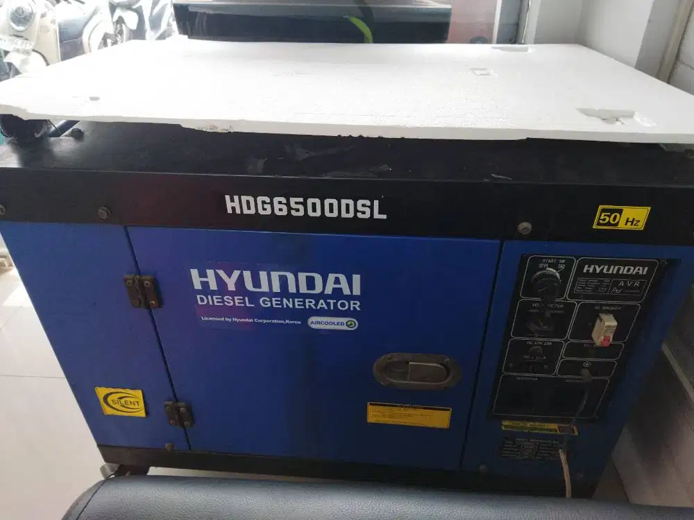 Dijual cepat Genset Diesel Hyundai Silent HDG6500DSL
