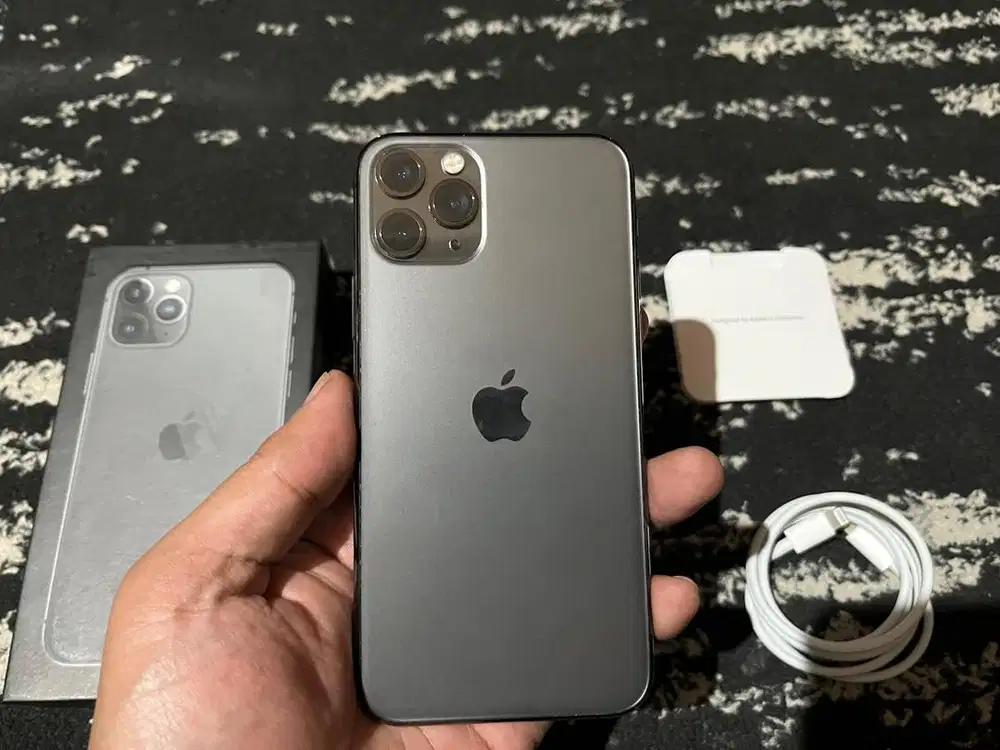 iPhone 11 Pro 64Gb Space Grey Beacukai Fullset No Minus Setara iBox