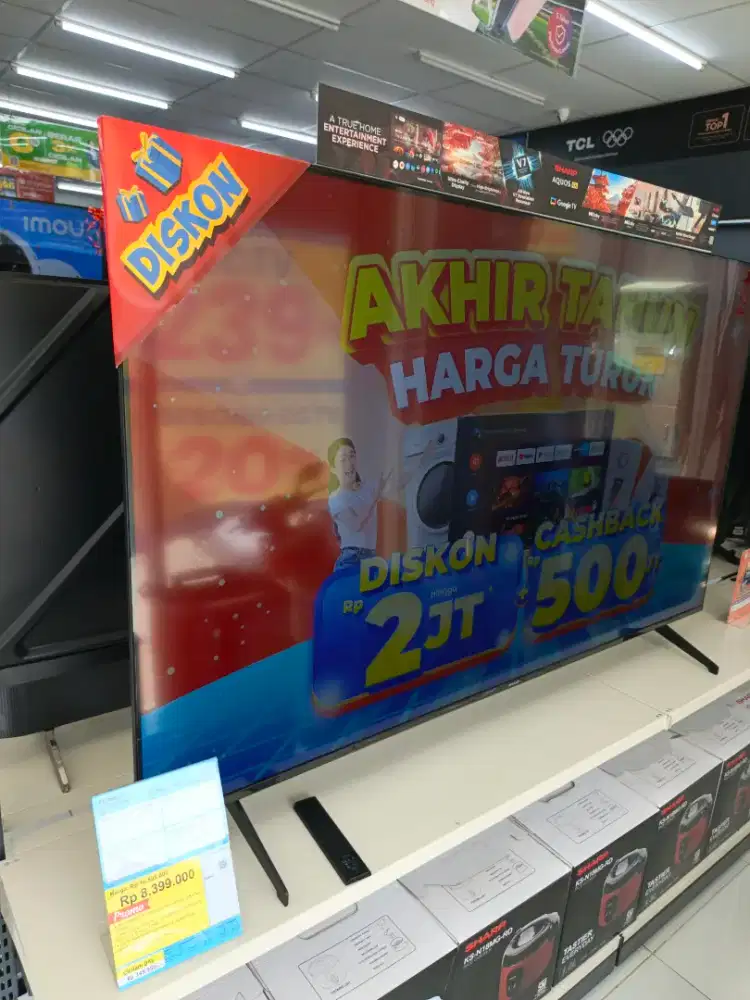 Sharp 65inch cash dan cicilan