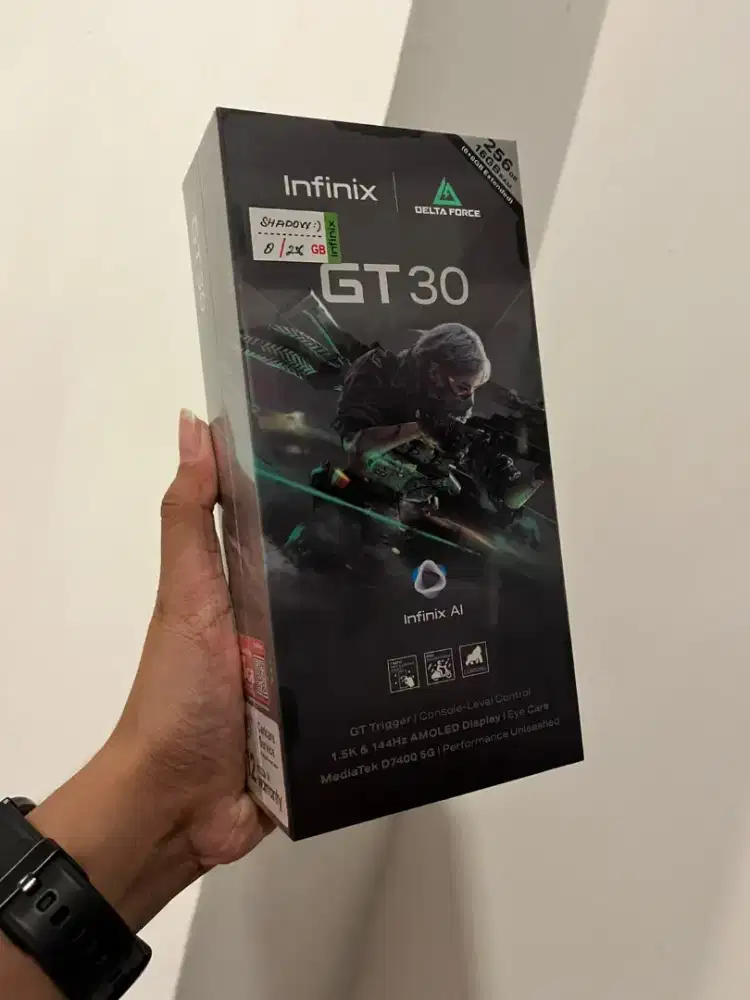 Infinix GT 30 5g New Ram 8+8/256 Promo