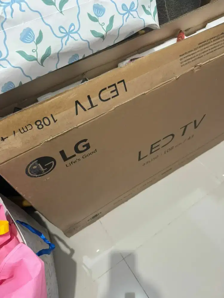 Tv led lg 43 inch sudah digital tv mulus