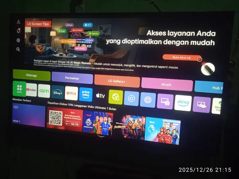 Dijual TV LG UHD AI 43