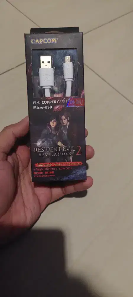 Kabel Charger dualshock4 for ps4 Resident Evil Revelation 2