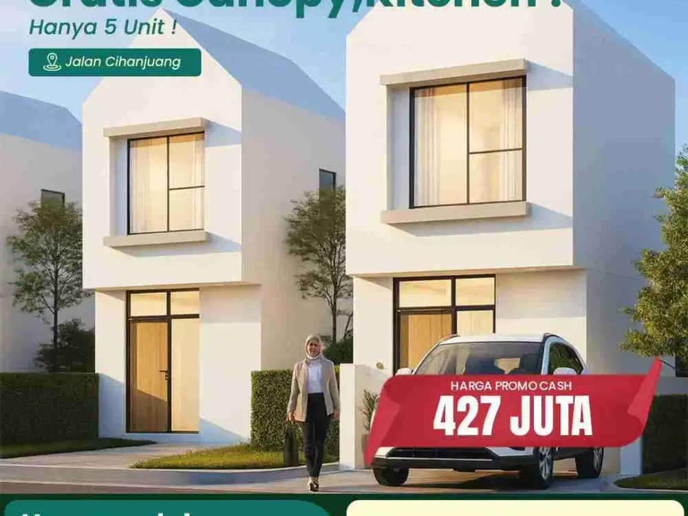 Dijual Rumah 2 Lantai indent Promo Harga 400 jutaan