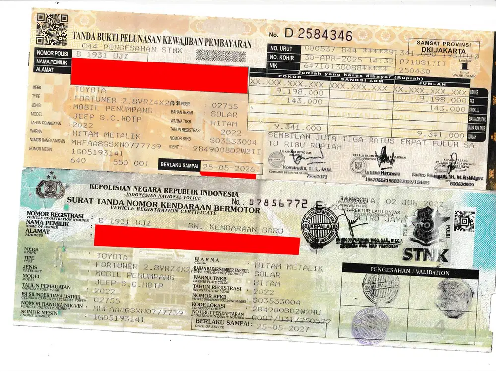 PAJAK=MEI ganjil Bunga=4.5% Km=48k fortuner 2.8 VRZ GR Sport 2022 yopi