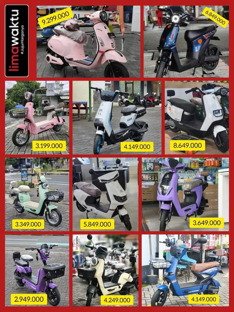 KREDIT MURAH SEPEDA LISTRIK DP BUNGA 0%