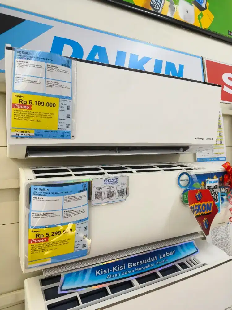 Cicilan AC Daikin mulai dari 3jutaan