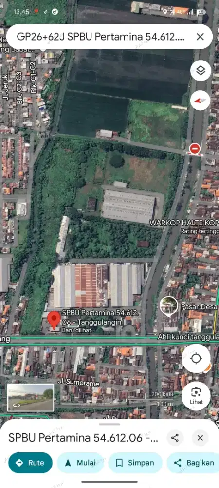 Tanah 2,3 HEKTAR SIDOARJO JALAN SBY-MALANG