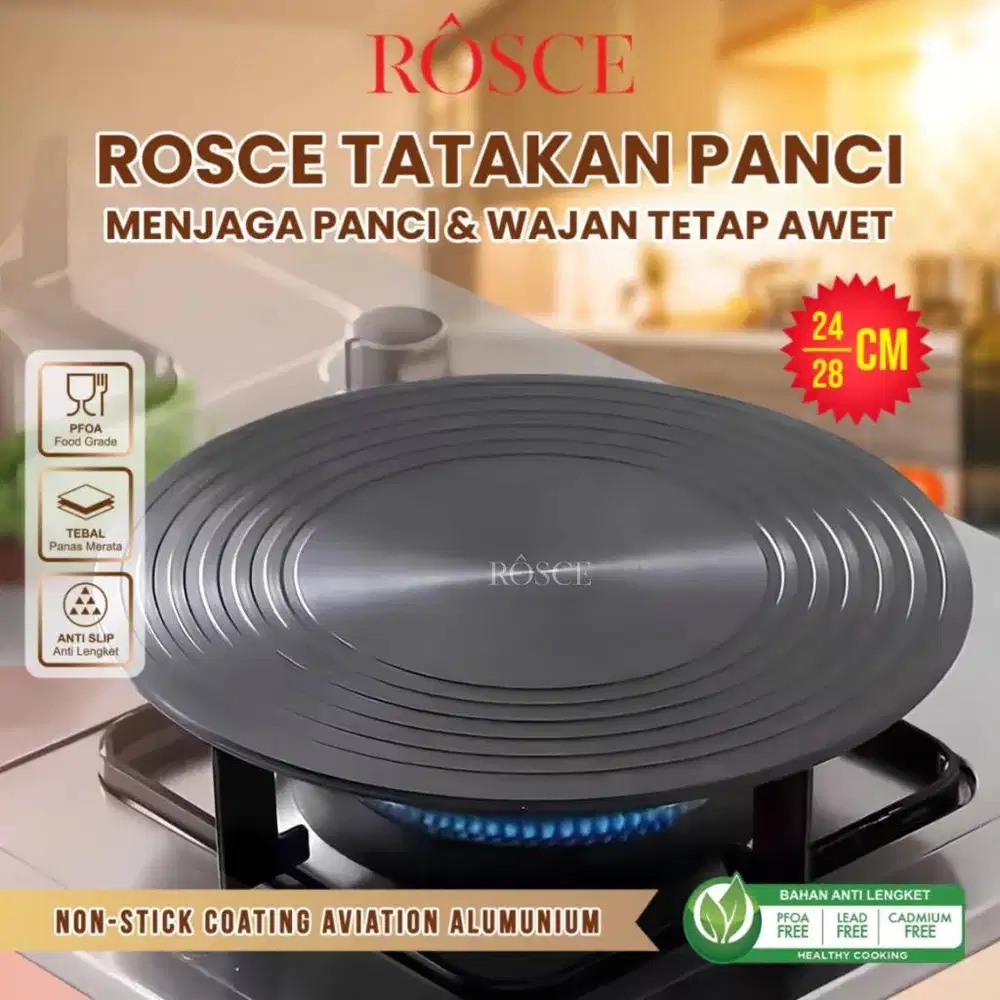 ROSCE Plat Tatakan panci anti gosong konduksi diffuser