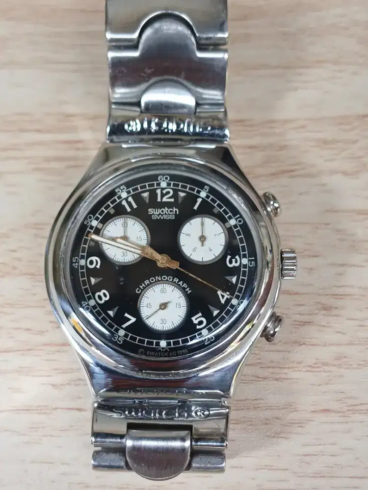 Swatch Irony Chronograph Panda dial