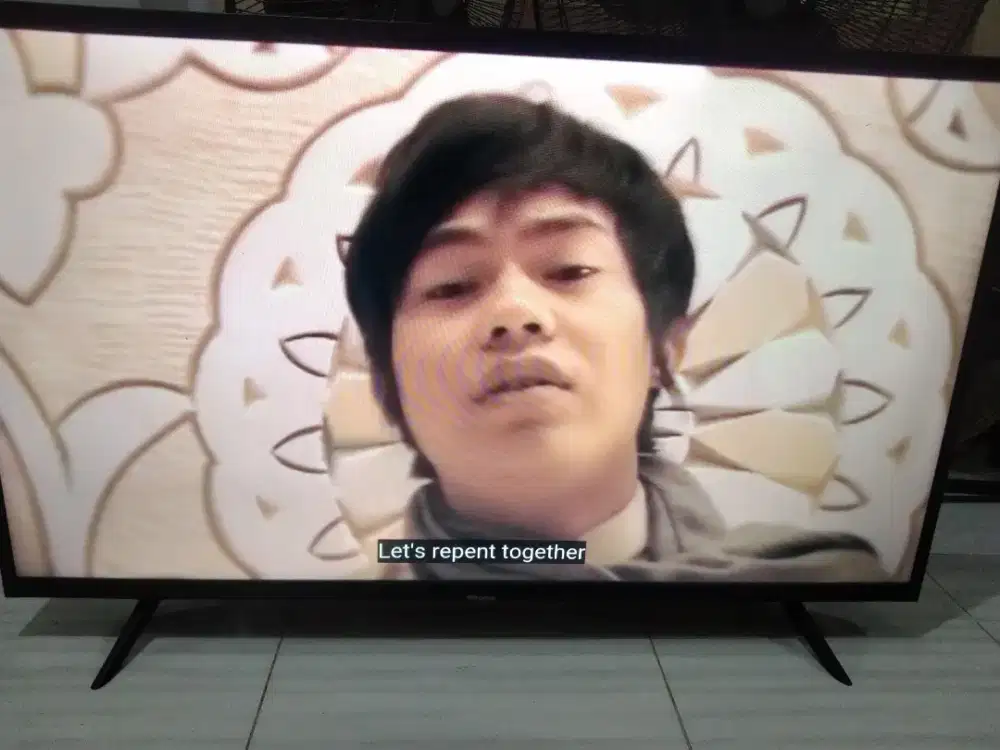 Tv android digital Hisense 43 lengkap