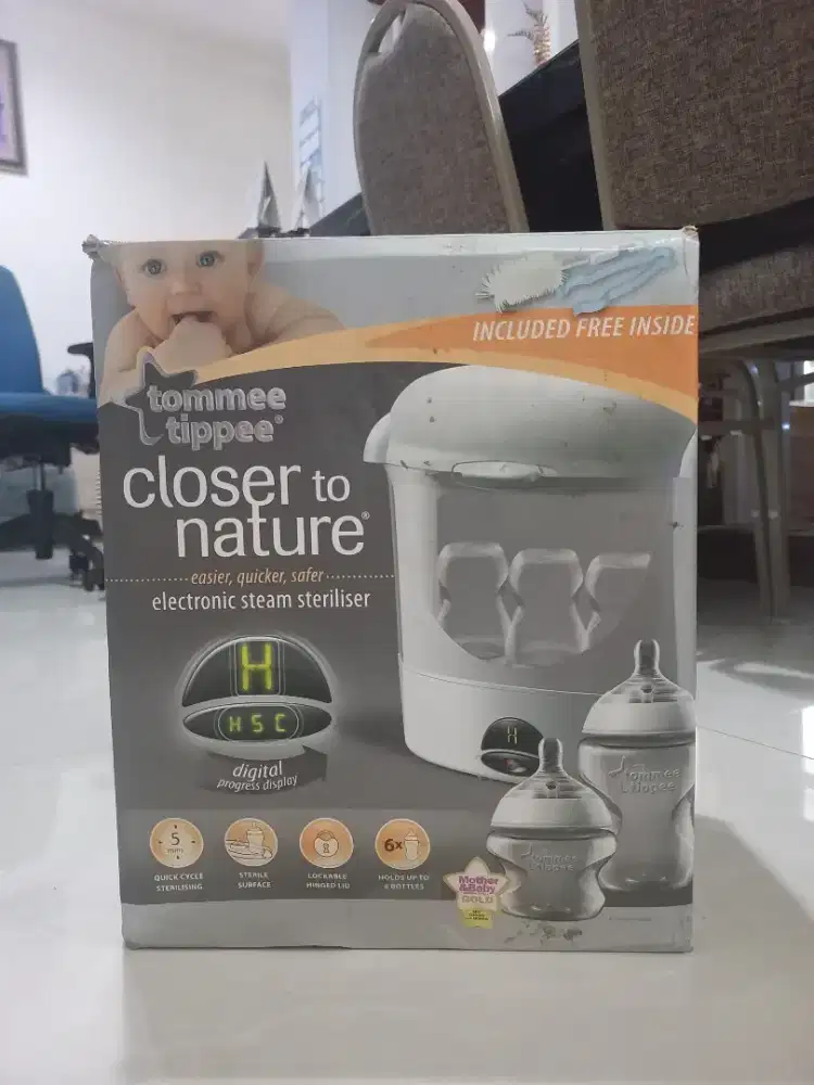 Alat Steril Botol Steam Steriliser Tommee Tippee