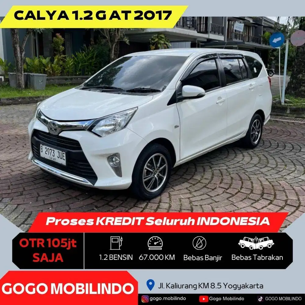 Toyota Calya G Matic 2017 DP Minim Kredit Murah Sigra