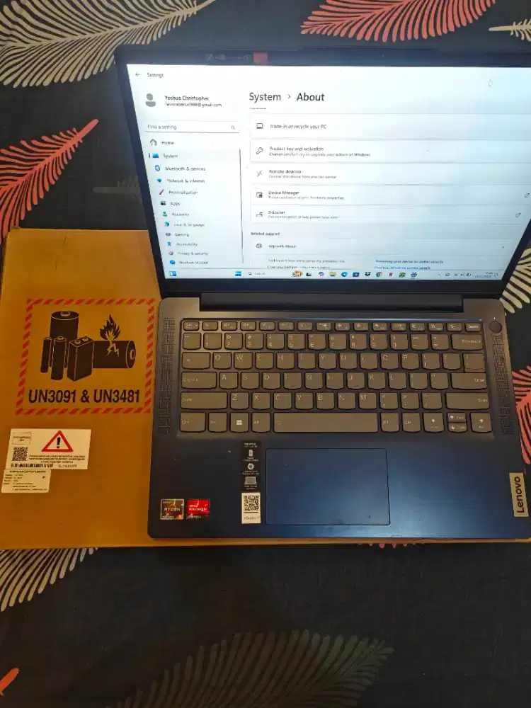 Lenovo Slim 3 Ryzen 5 7520u 8/512gb