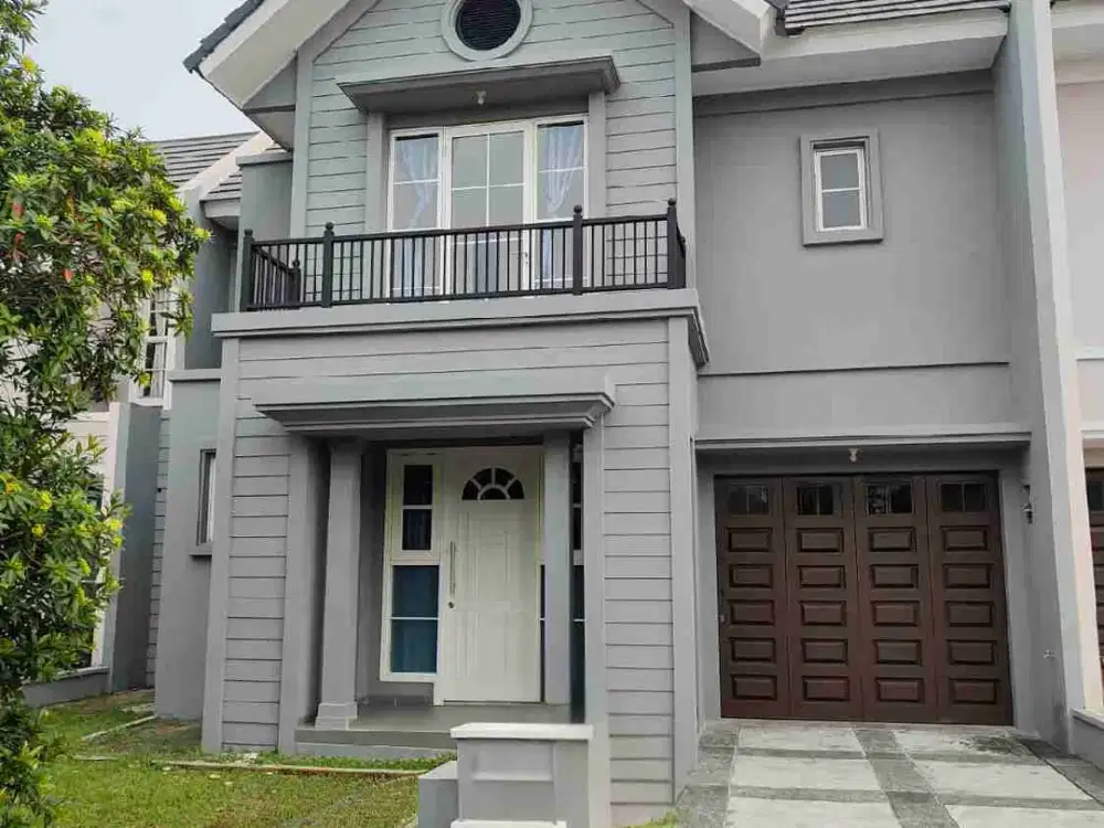 Rumah asri 2 lantai hunian nyaman Komplek Perumahan Suvarna Sutera dijual Cluster Andara Cikupa Tangerang Banten
