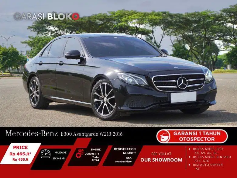 Mercedes E300 W213 Avantgarde CBU 2016 / 2017