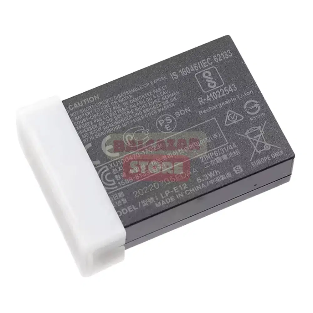 Baterai Canon LP-E12 Battery LP E12 Canon EOS M10 Eos M 100D