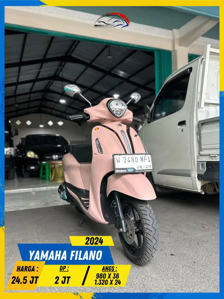 YAMAHA GRAND FILANO 2024 PLAT W NEGO LURR HIKMAH MOTOR KEPUH MALANG