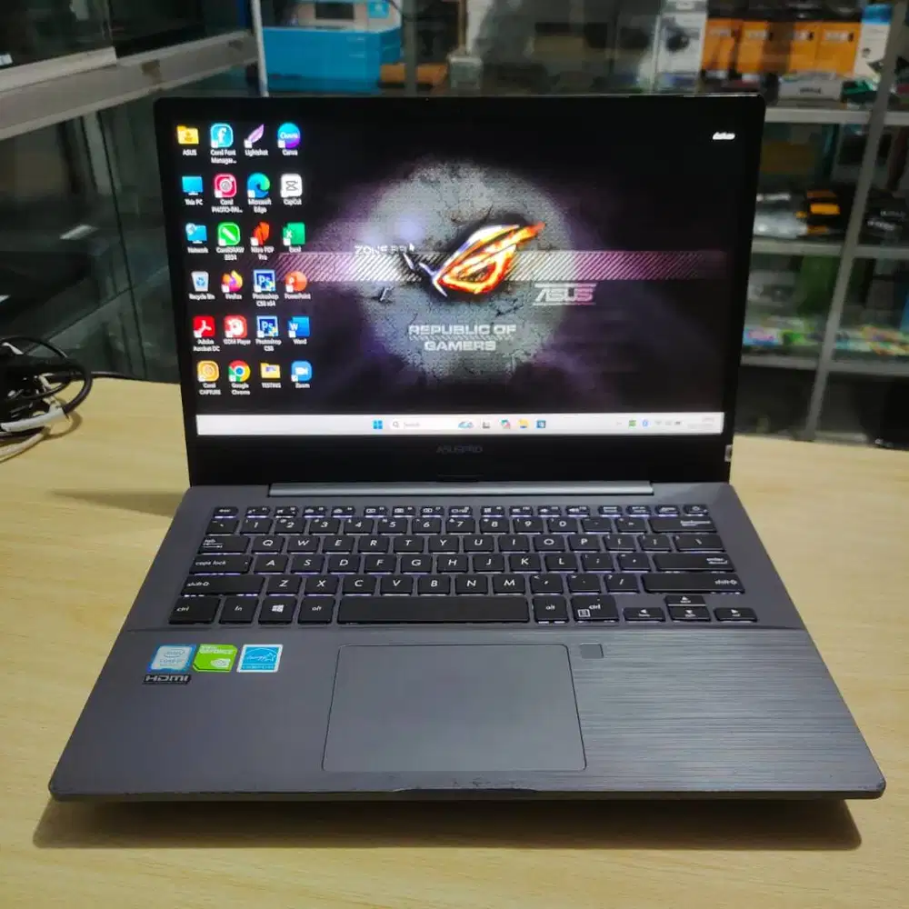 Laptop Asus PRO Gaming Editing Multitasking Intel Core i7 RAM 16GB SSD