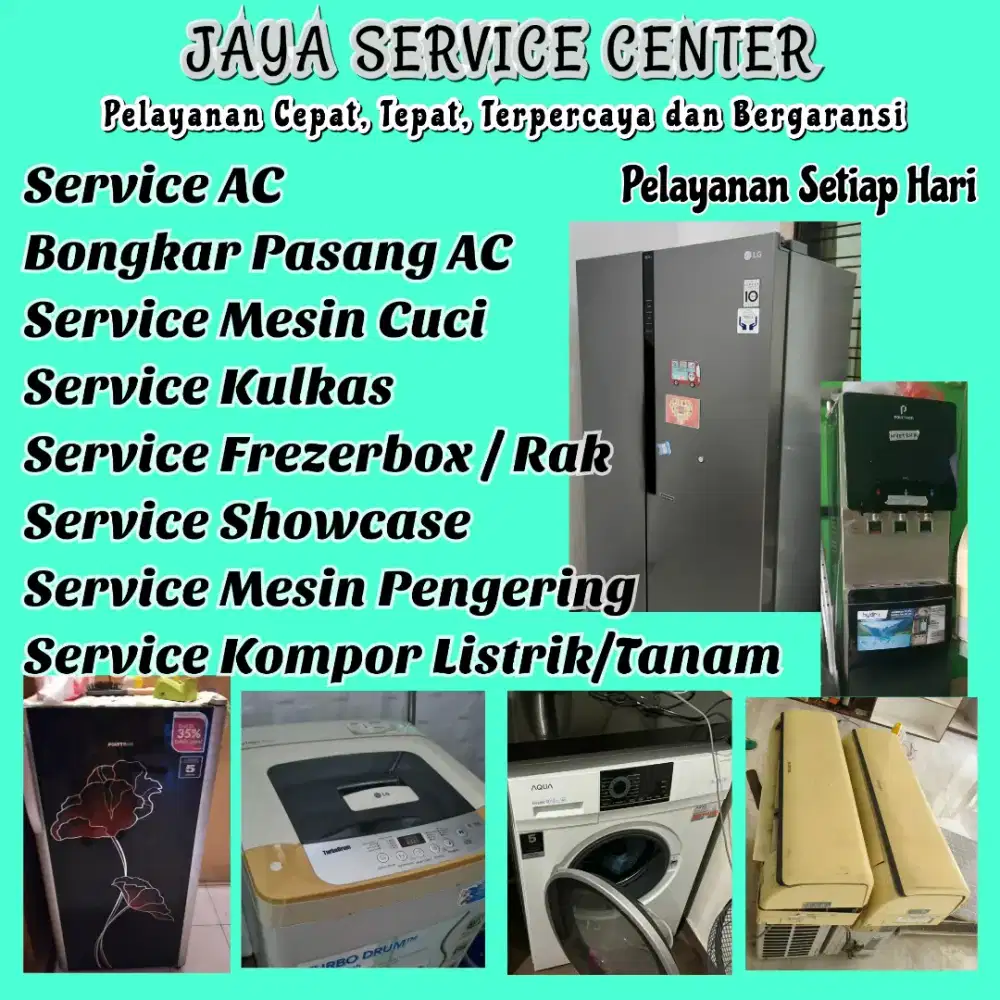 Service Mesin Cuci Kulkas Frezer Servis Bongkar Pasang AC Tanggulangin