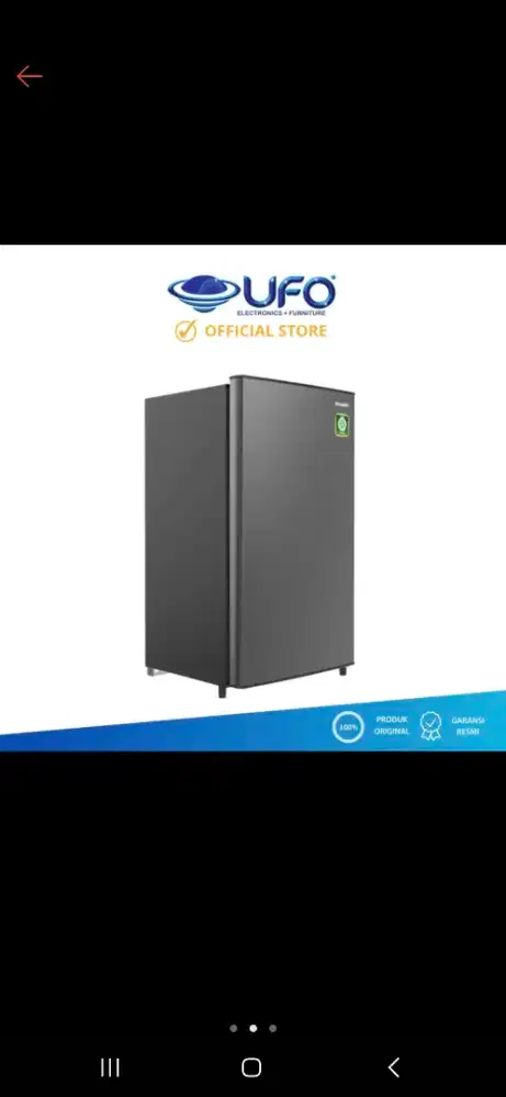 Sharp Kulkas 1 Pintu133 L non inventer SJN162NHS