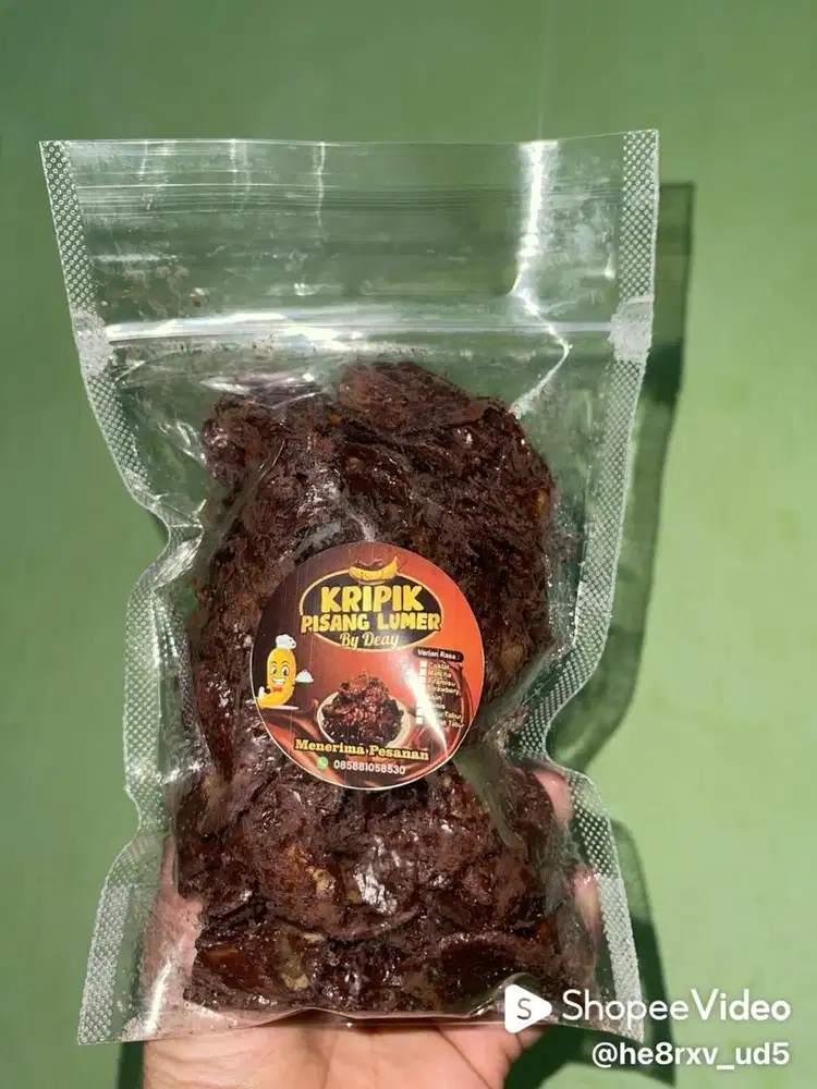 Kripik pisang coklat lumer by deay varian rasa