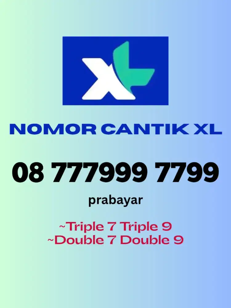 Nomor XL Super Cantik 7799
