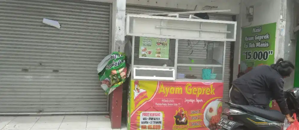 Borongan, gerobak fried chicken