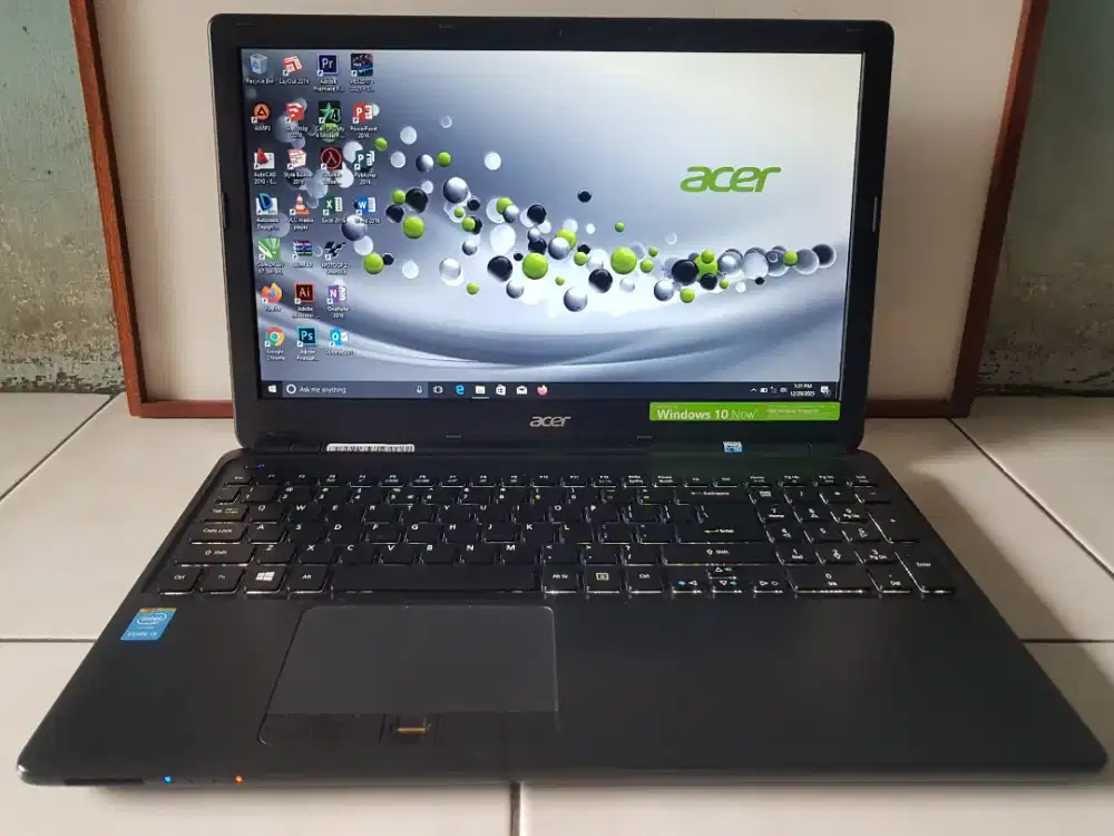 Acer Model Slim Backlit Corei5 Ssd Ram8gb Full Program desain mulus