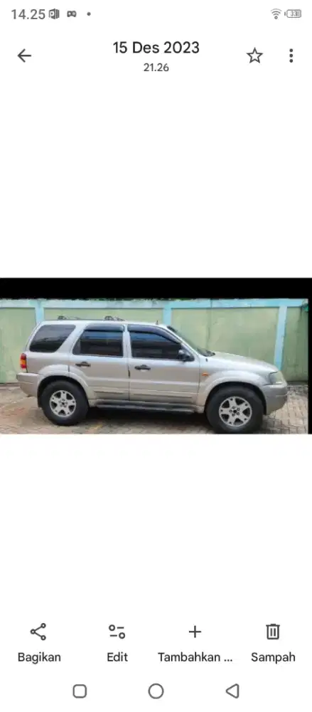 SUV Tangguh, Ford Escape 2005 Siap Pakai.