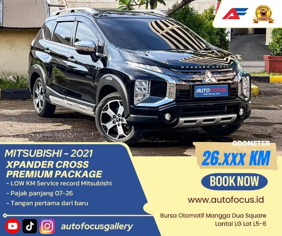 Tdp25JT Mitsubishi Xpander Cross Premium Package 1.5 AT 2021