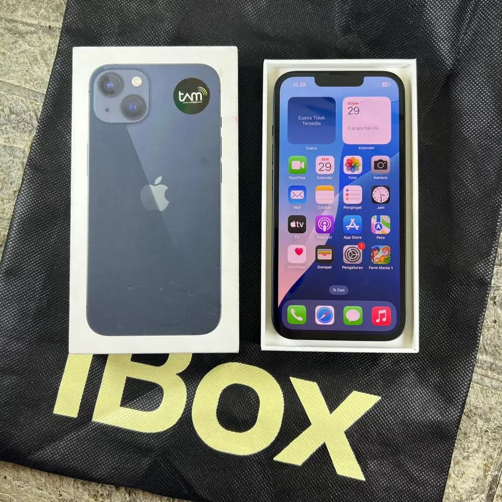Iphone 13 128 GB ibox pemakaian sebulan