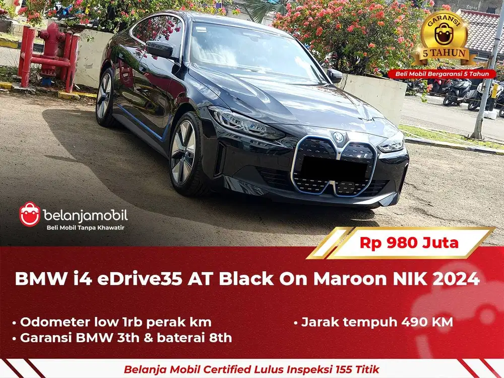 [ GARANSI 5TH ] BMW i4 i 4 eDrive35 eDrive 35 AT 2024 2025