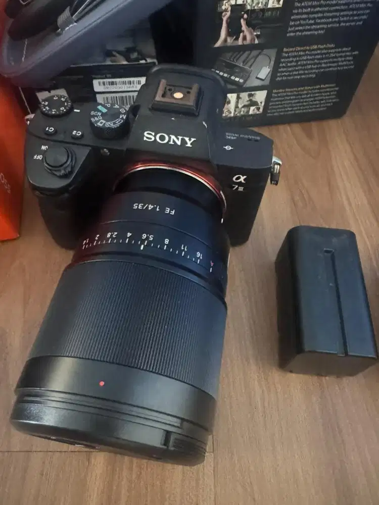 Kamera Sony A7 III bekas dan terawat (sc rendah)