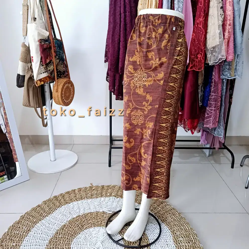 Rok Span Bali/Rok Bali Jumbo/Bawahan Kebaya/Rok Kebaya