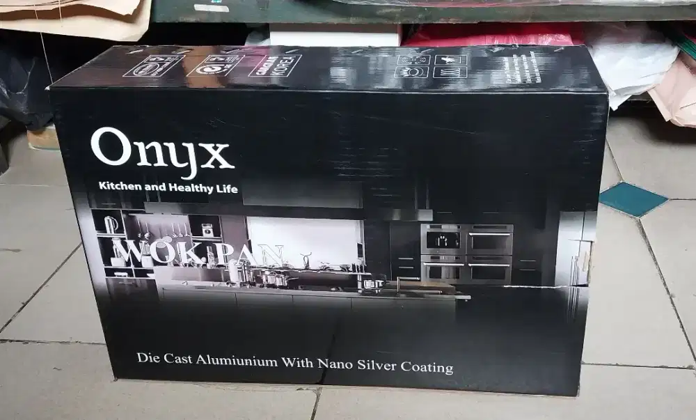 Jual Wok Pan/Wajan anti lengket dari batu Merk Onyx Korea