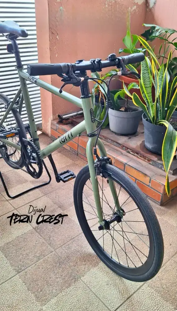 Sepeda minivelo tern crest like new bekas rasa baru