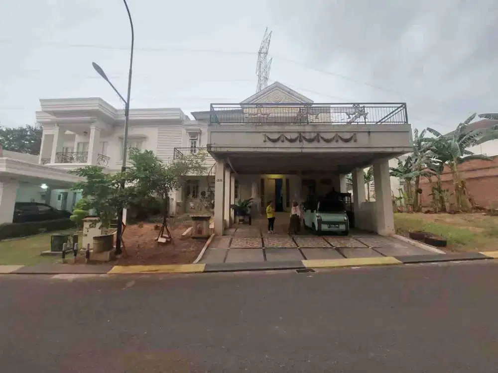 Rumah dalam klaster dijual semi furnis, legenda wisata cibubur