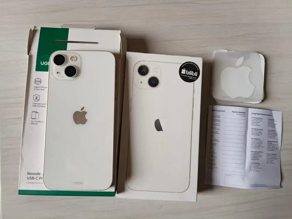 iPhone 13 White 128gb blibli (setara iBox Digimap)