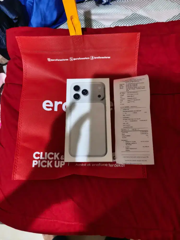 Iphone 17 promax 2 tb silver segel ibox