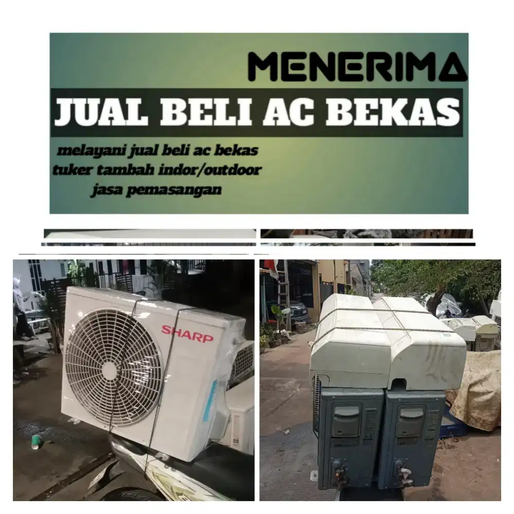 Terima ac bekas rusak