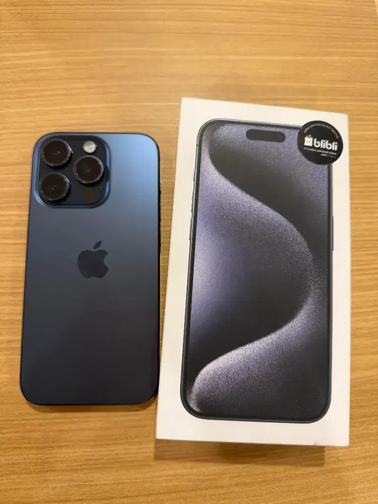 Iphone 15 pro blue titanium 128GB