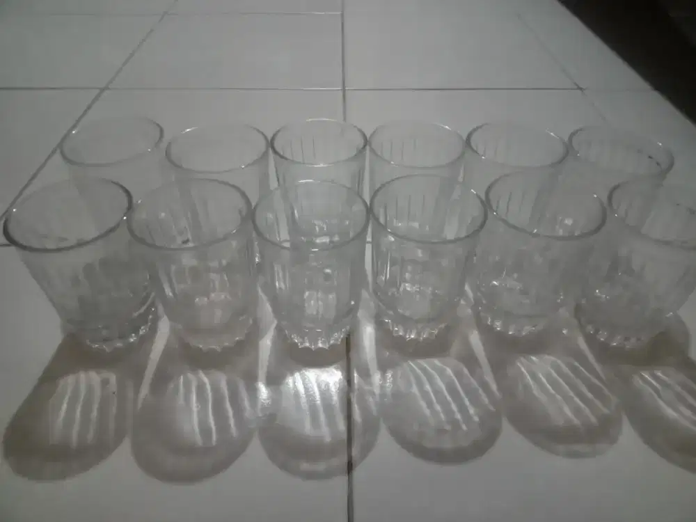 Gelas beling tinggi 9cm