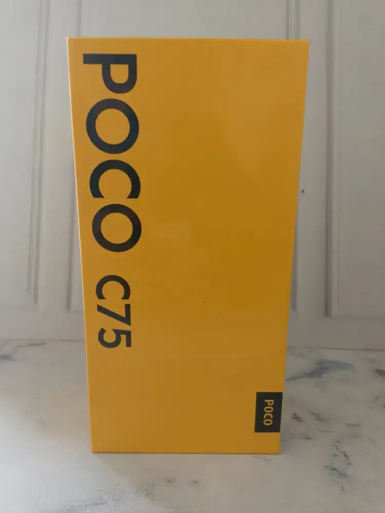 New Poco c75 6/128 garansi resmi