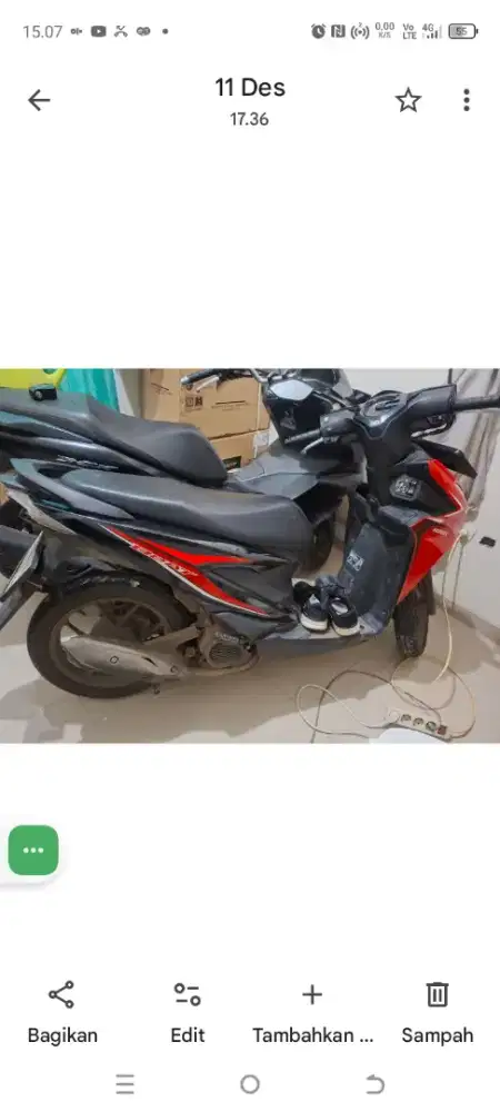 Jual motor beat 110 CC 2024, pajak Des'26